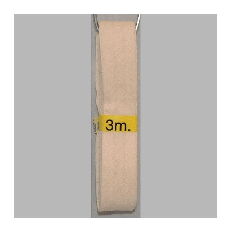 biais couleur ecru 20 mm Longueur 3m