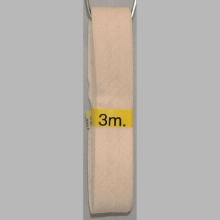 biais couleur ecru 20 mm Longueur 3m