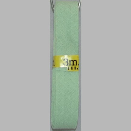 biaisband kleur licht groen 20 mm lengte 3 meter