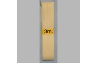 biais couleur beige 20 mm longueur 3 mètres