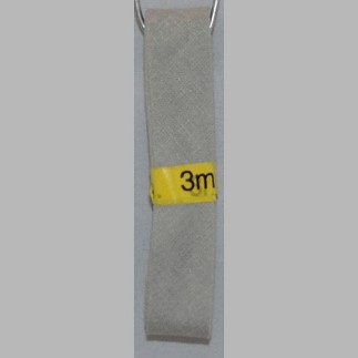 bias binding dark grey color 20 mm length 3 m