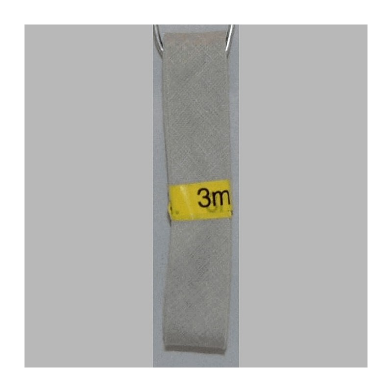 bias binding dark grey color 20 mm length 3 m