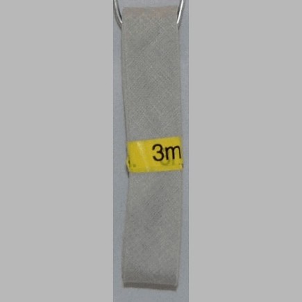 biaisband kleur donker grijs 20 mm lengte 3 meter