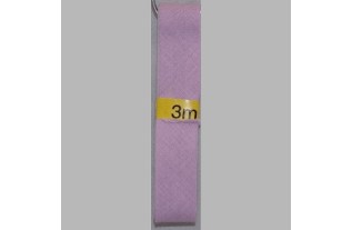biais couleur violet clair 20 mm longueur 3 mètres