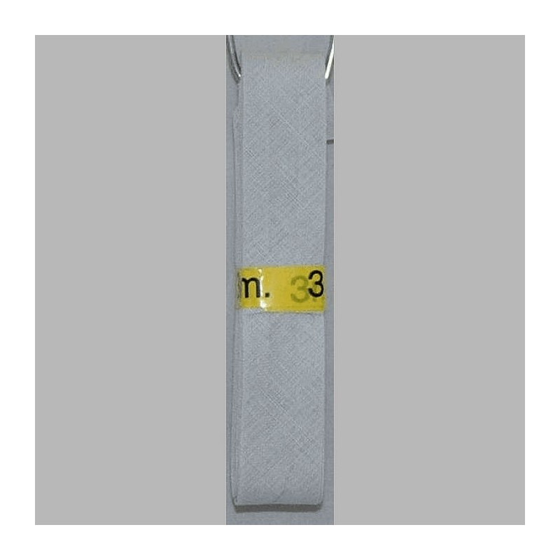 biaisband kleur licht grijs 20 mm lengte 3 meter