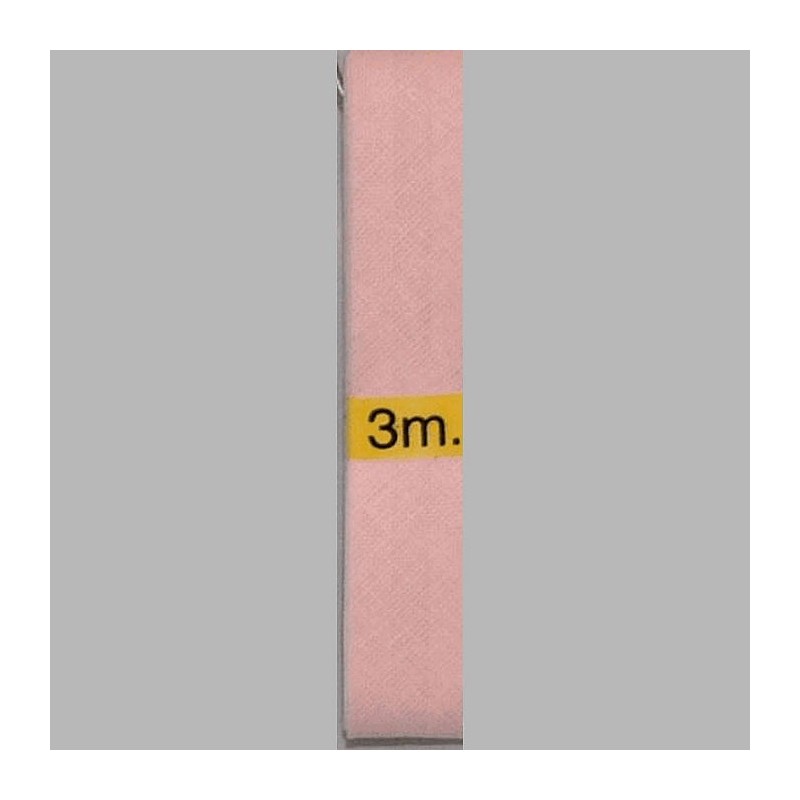 biaisband kleur licht roze 20 mm lengte 3 meter