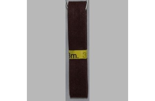 biais couleur brun foncé brillant 20 mm longueur 3 mètres