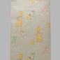 papier peint pour chambre d'enfant design des girafes et des ours en flocons de neige
