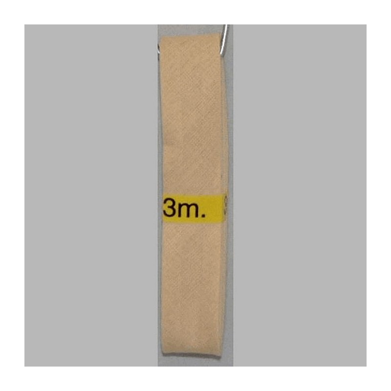 bias binding color light brown 20 mm length 3 meter