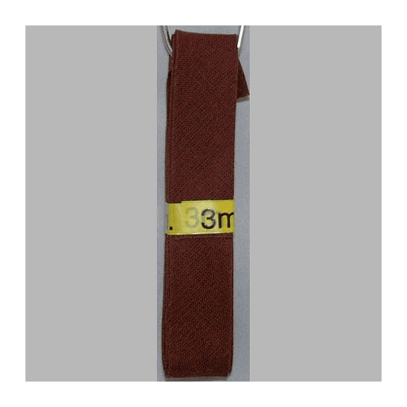 bias binding color dark brown 20 mm length 3 meter