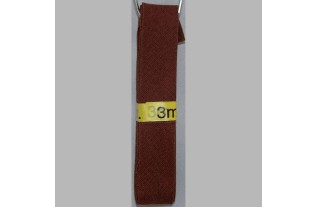 biais couleur brun foncé 20 mm longueur 3 mètres