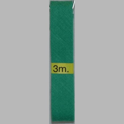 biais couleur verte 20 mm longueur 3 mètres