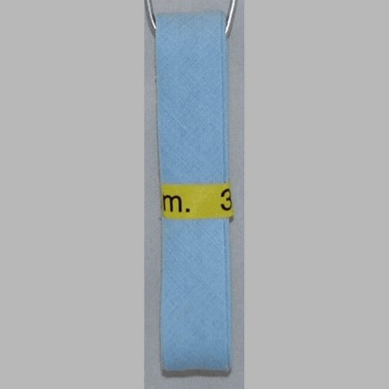 biais couleur bleue 20 mm longueur 3 mètres