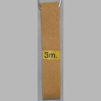 biais couleur chameau 20 mm longueur 3 mètres