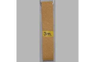 biais couleur chameau 20 mm longueur 3 mètres