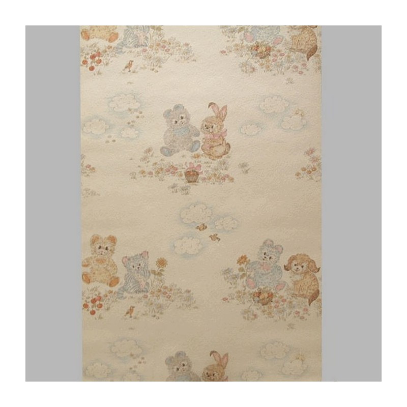 papier peint pour chambre d'enfant design des ours et des lapins papier peint pour chambre d'enfant design des ours et des lapins