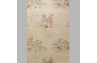 wallpaper for kidsrooms design bears and rabbits