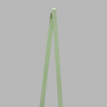 ribbon of satin color light green width 15 mm