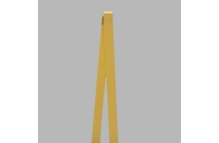 ribbon of satin color yellow width 25 mm