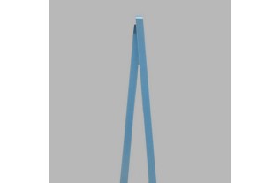 lint van satijn kleur licht blauw breedte 15 mm