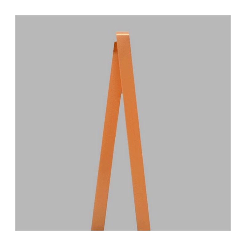 lint van satijn kleur licht oranje breedte 25 mm