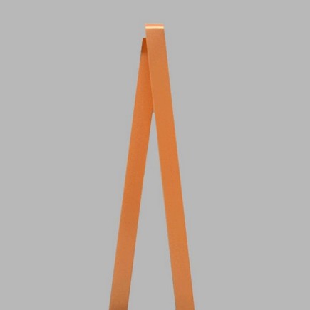 lint van satijn kleur licht oranje breedte 25 mm