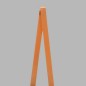 ribbon of satin color light orange width 25 mm