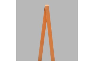 lint van satijn kleur licht oranje breedte 25 mm