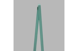 biaisband van satijn kleur midden groen breedte 20 mm