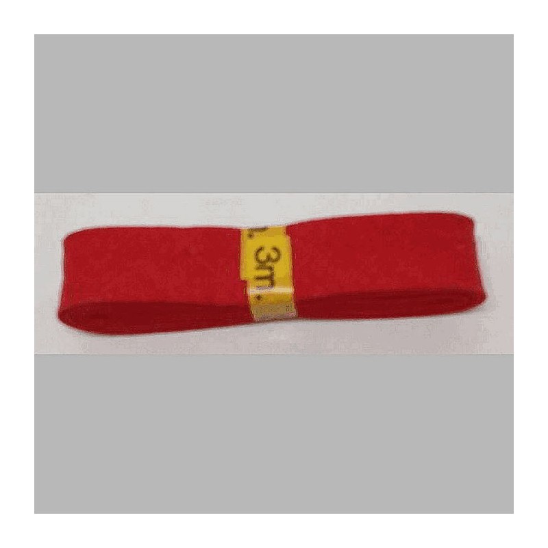 biais couleur rouge vif 20 mm longueur 3 mètres