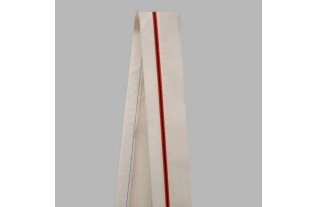 lendenband voor kleding wit lengte 150 cm breedte 60 mm