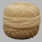 knit and crochet yarn No 10 Annell color cream 500 meter