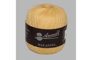 tricoter et crochet-fil Annell couleur jaune 550 m