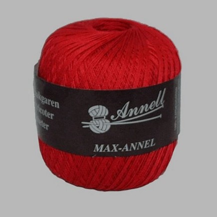 brei en haakgaren Annell kleur rood 550 m