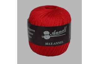 tricoter et crochet-fil Annell couleur rouge 550 m