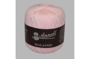 knit and crochet yarn Annell color light pink 550 m