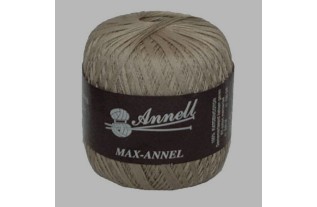 knit and crochet yarn Annell color beige 550 m