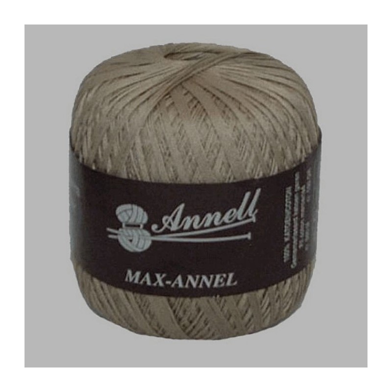 knit and crochet yarn Annell color grey 550 m