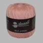 knit and crochet yarn Annell color old pink 550 m