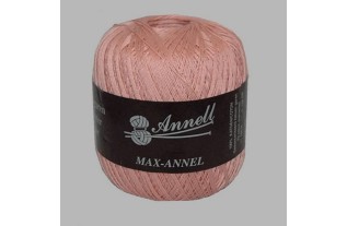 knit and crochet yarn Annell color old pink 550 m