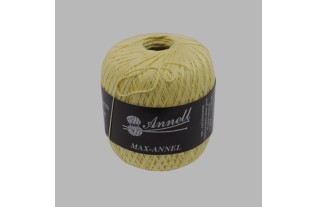 Knitting and crochet yarn Annell color light yellow 550 m