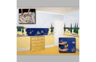 Décorations pour chambres d'enfants de frieze frame design Nounours et pique-nique B