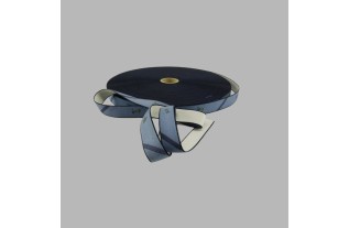 élastique / Élastique porte-jarretelles couleur bleu clair motif golf largeur de 25 mm