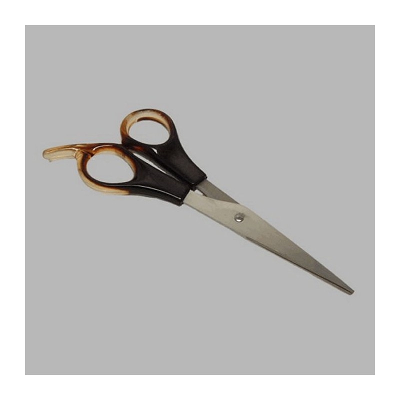 schaar voor hobby kleur bruin lengte 14 cm