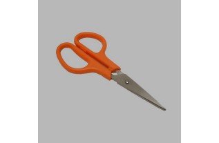 embroidery scissors color orange length 13 cm