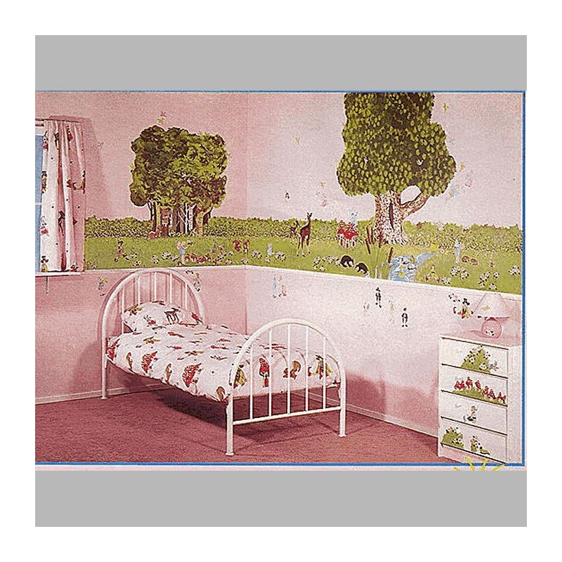 Decorations for kidsrooms of frieze frame design Fairytale World