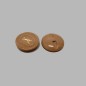Bouton brun 22 mm