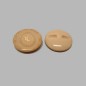 Button light brown 25 mm