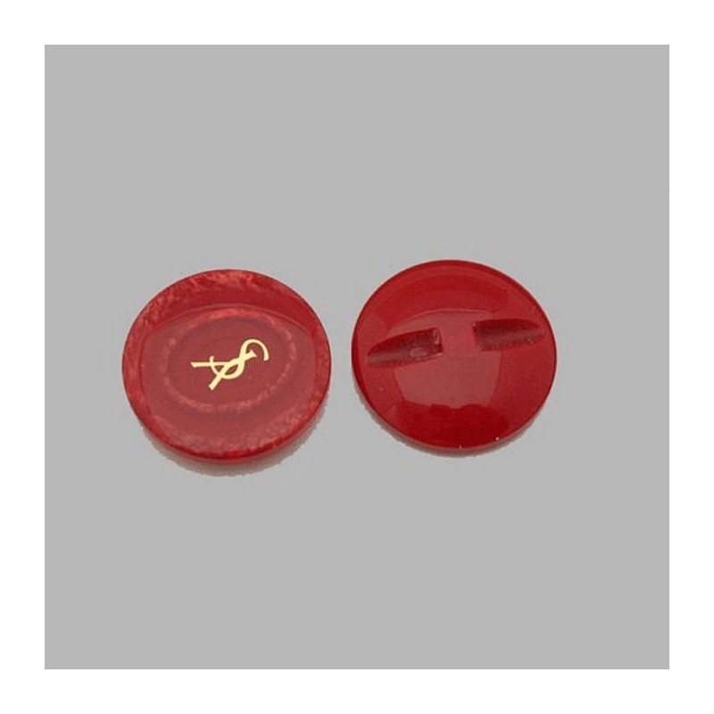 bouton pour la couture teinte de couleur rouge Dm 25 mm