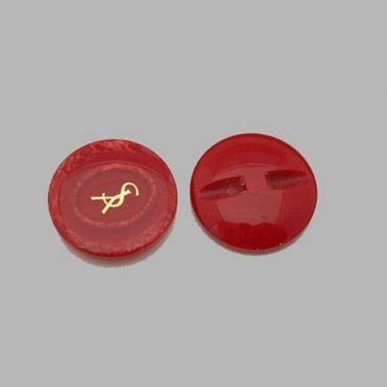 bouton pour la couture teinte de couleur rouge Dm 25 mm